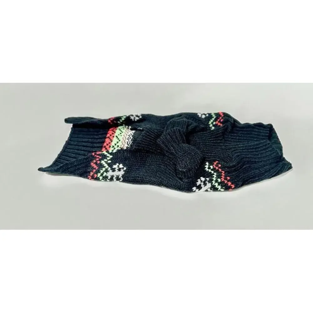 NEW Small Dog Sweater Pet Holiday Christmas Clothes Rudolph Red Nose Knit Size S